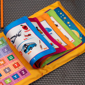 Personalized Alphabet Learning Pillow Book