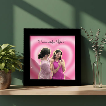 Personalized Best Friend Photo Frame (4×4 Inch) | Love Craft Gifts