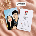 Personalized Anniversary Calendar Card | Love Craft Gifts™