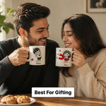 Personalized Couple Coffee Mug Set | Cute Cartoon Name Mugs | Love Craft Gifts™