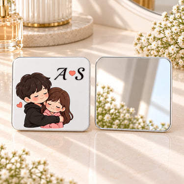 Personalized Couple Compact Mirror | Love Craft Gifts™