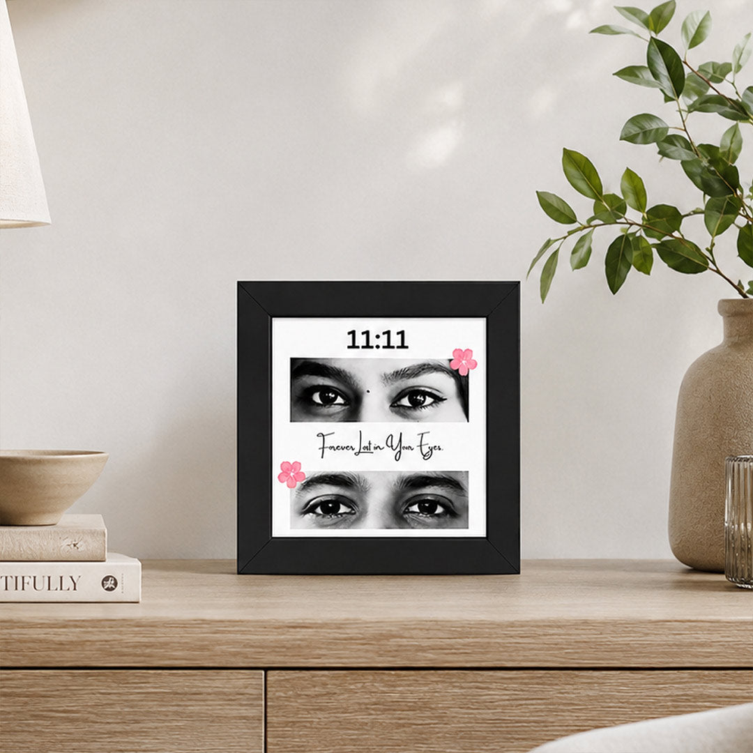 Personalized Couple Eyes Photo Frame | Love Craft Gifts™
