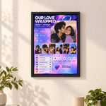 Personalized Couple Photo Dump Frame with Names & Date | Love Craft Gifts™
