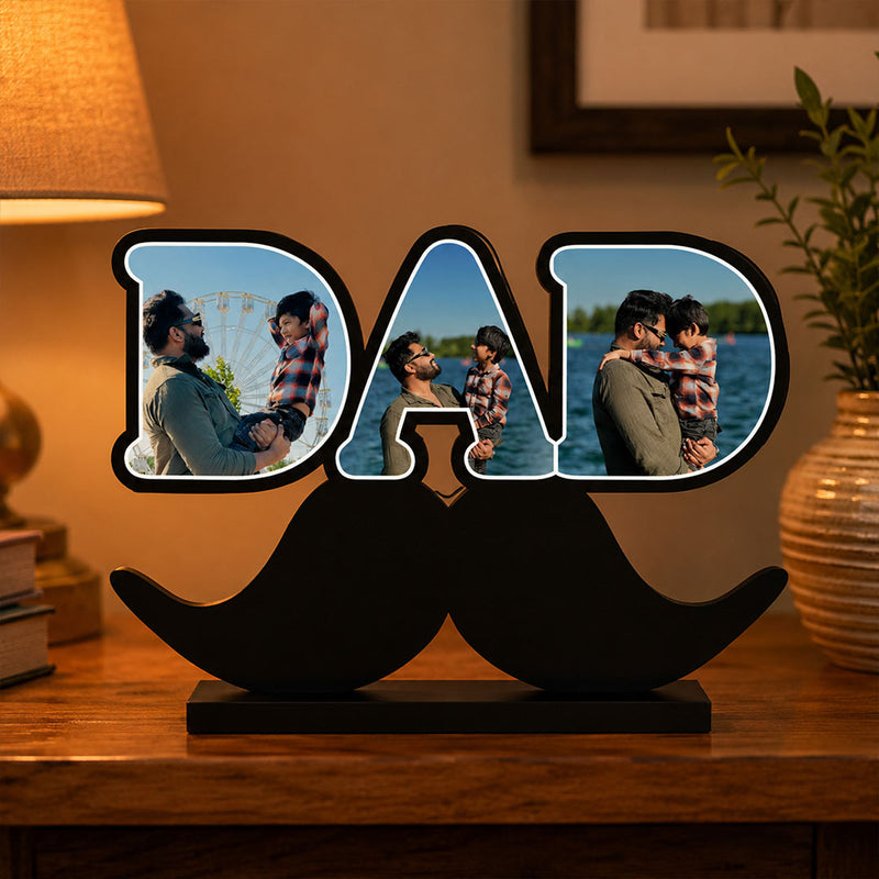 Personalized Dad Photo Frame 6.5x4" | Custom Father’s Day Table Top Gift | Love Craft Gifts™