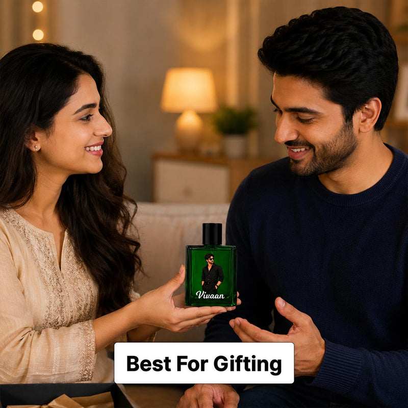 Personalized Eternity Perfume with Custom Photo | Unique Personalized Men's Gift | Love Craft Gifts™