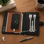 Personalized Executive Gift Set | Custom Name Diary with Mobile Holder & Metal Pen | Love Craft Gifts™