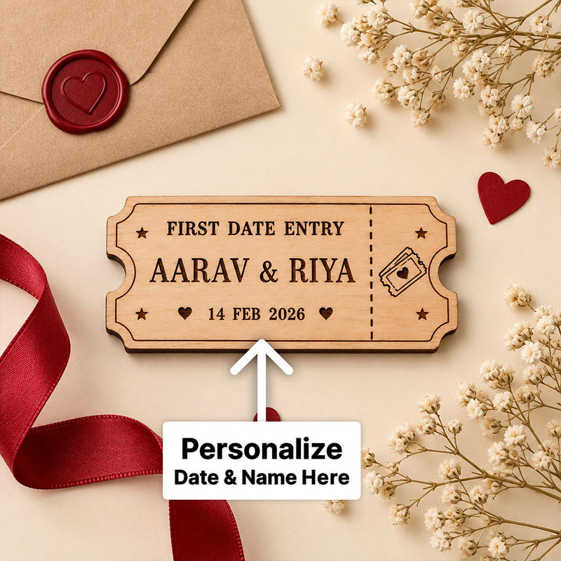 Personalized First Date Gift for Couple | Love Craft Gifts™