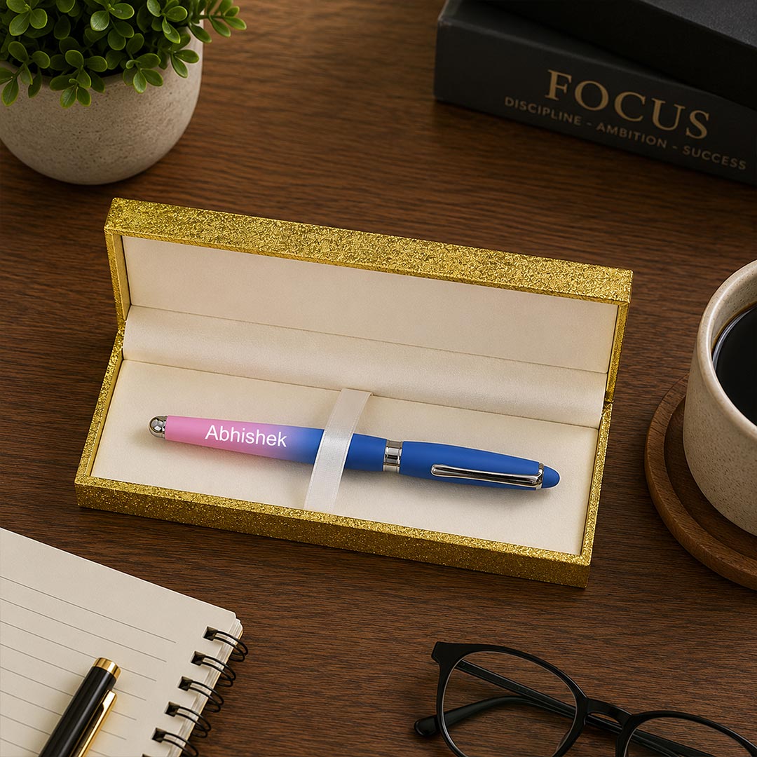 Personalized Gradient Pen with Name | Premium Customized Pen