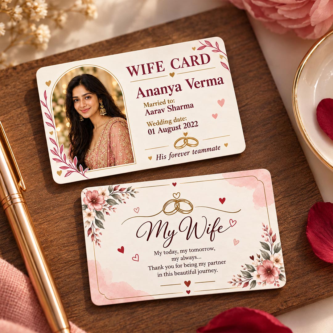 Personalized Husband Wife Anniversary Cards | Love Craft Gifts™