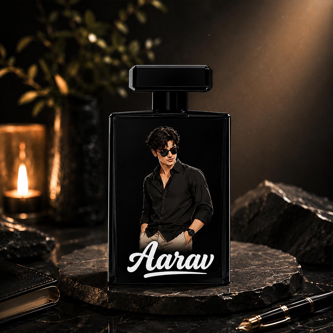Personalized Bella Vita KLUB Man with Name & Photo | Premium Eau De Parfum Gift for Him | Love Craft Gifts™