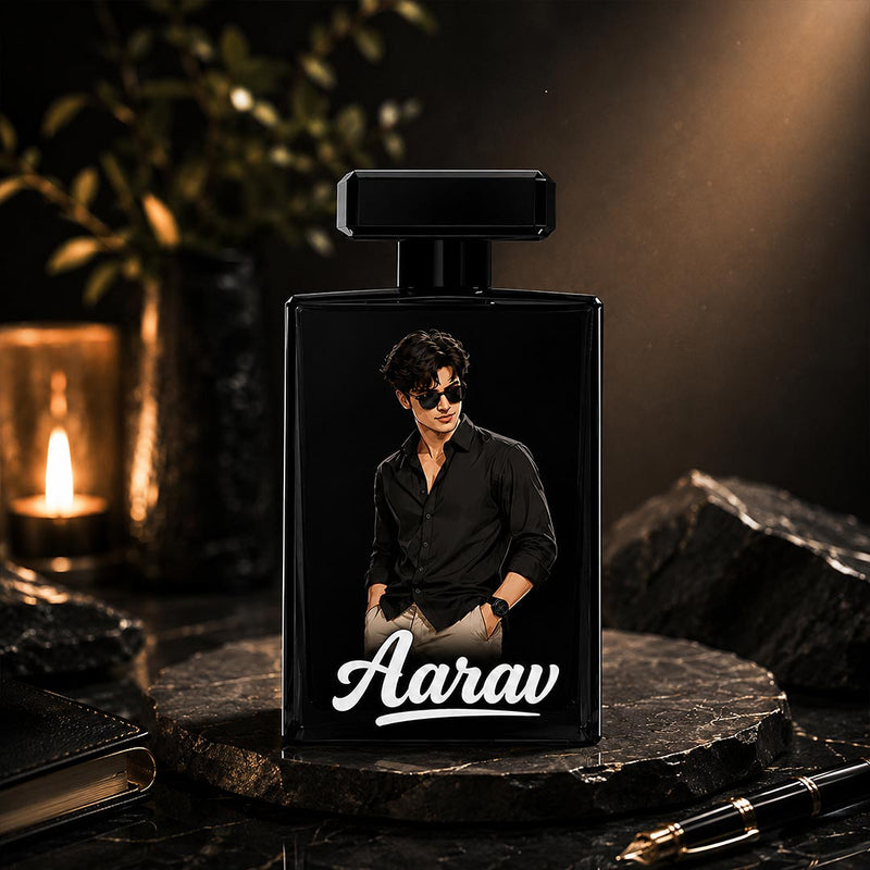 Personalized Bella Vita KLUB Man with Name & Photo | Premium Eau De Parfum Gift for Him | Love Craft Gifts™