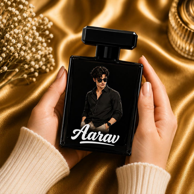 Personalized KLUB Man Perfume for Men | Custom Name & Photo Fragrance Gift | 100ml | Love Craft Gifts™