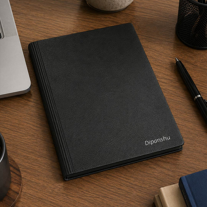 Personalized Leather Diary for Men & Women | Custom Name Notebook Journal | Premium Office & Gifting Diary by Love Craft Gifts™