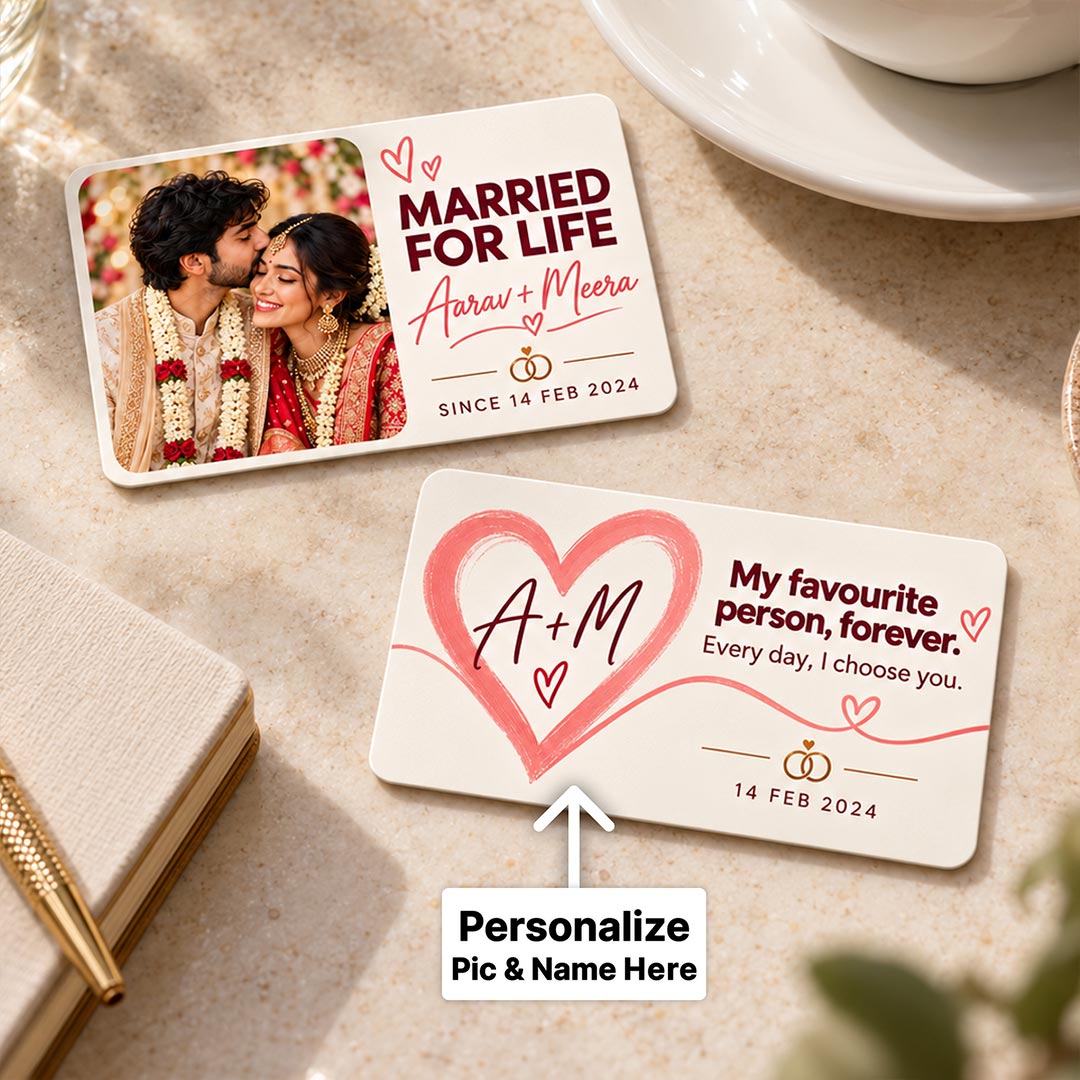 Personalized Married for Life Card | Love Craft Gifts™