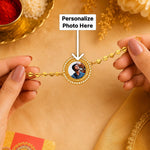 Personalized Memory Rakhi Custom Picture Rakhi Elegant Brother Gift | Love Craft Gifts™