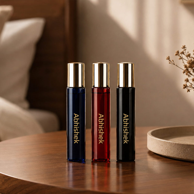 Personalized Mini Perfume Gift Set for Men with Custom Name Engraving | Love Craft Gifts™