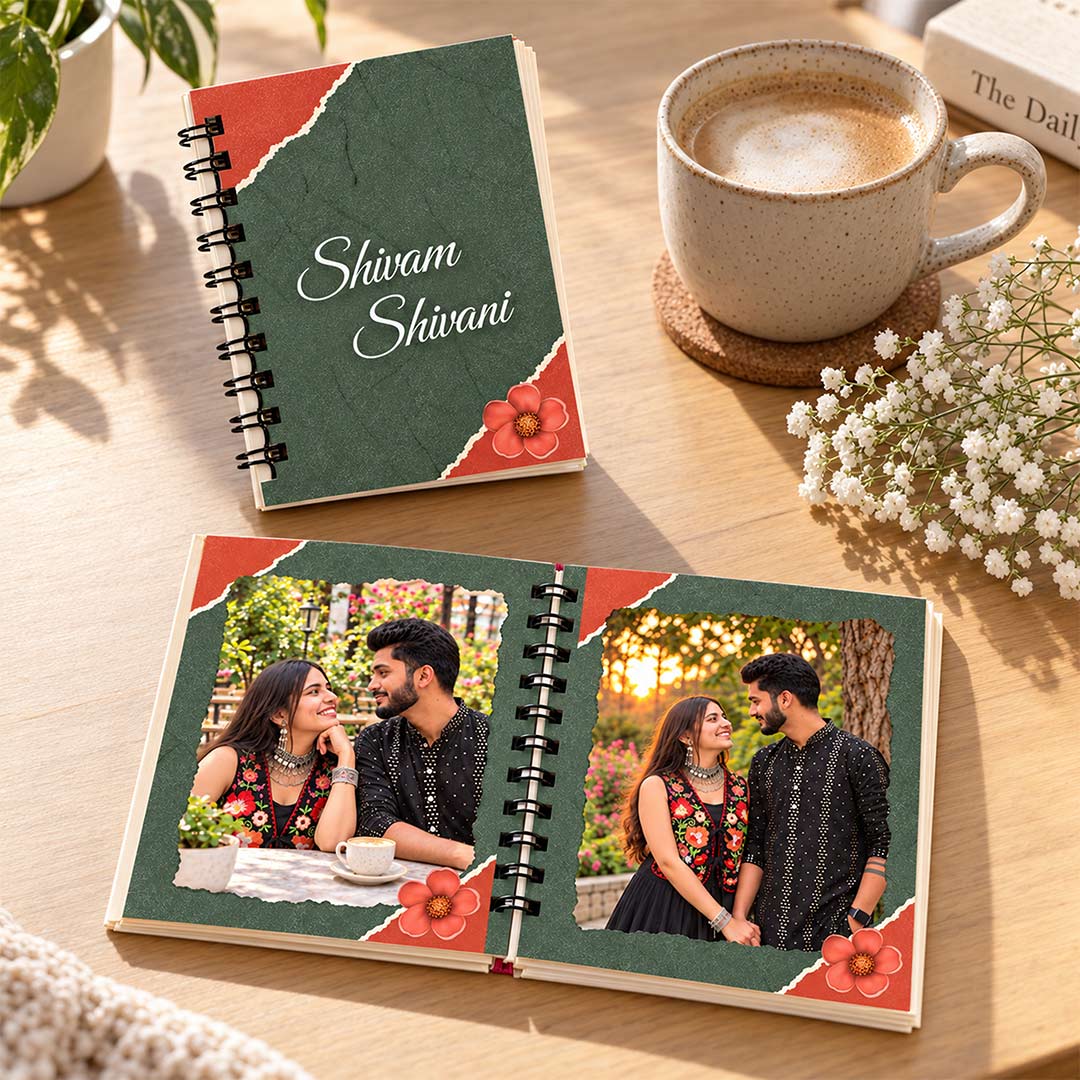 Personalized Mini Scrapbook with Photos | Love Craft Gifts™
