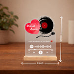 Personalized Music Acrylic Plaque | Spotify Song & Photo Gift | Love Craft Gifts™