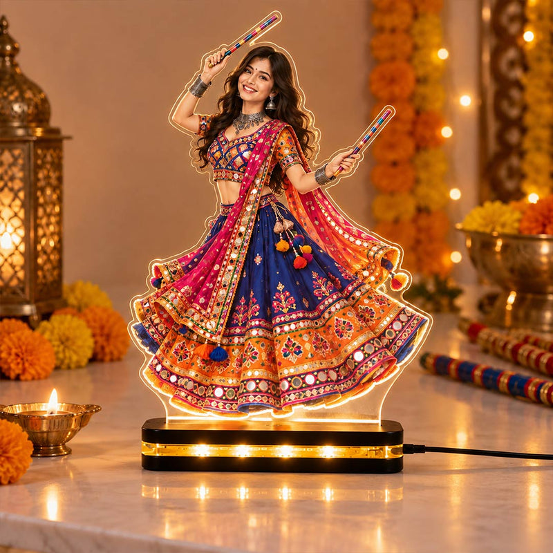 Personalized Navratri Festive Photo Keepsake | Love Craft Gifts™
