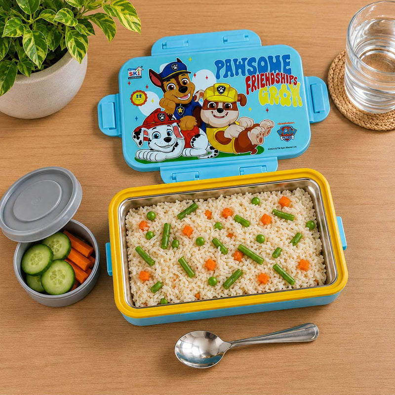 Personalized Paw Patrol Kids Lunch Box with Custom Name | Cute School Tiffin Gift for Kids - 550ml | Love Craft Gifts™