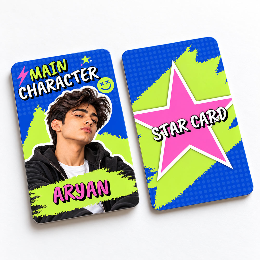 Personalized Photo & Name Star Card | Love Craft Gifts™
