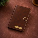 Personalized Pierre Cardin Impression Brown Gift Box | Name Engraved Luxury Gift Set | Love Craft Gifts™