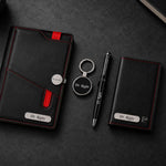 Personalized Pierre Cardin Luxury Gift Set | Custom Organizer Diary, Pen & Keychain | Love Craft Gifts™