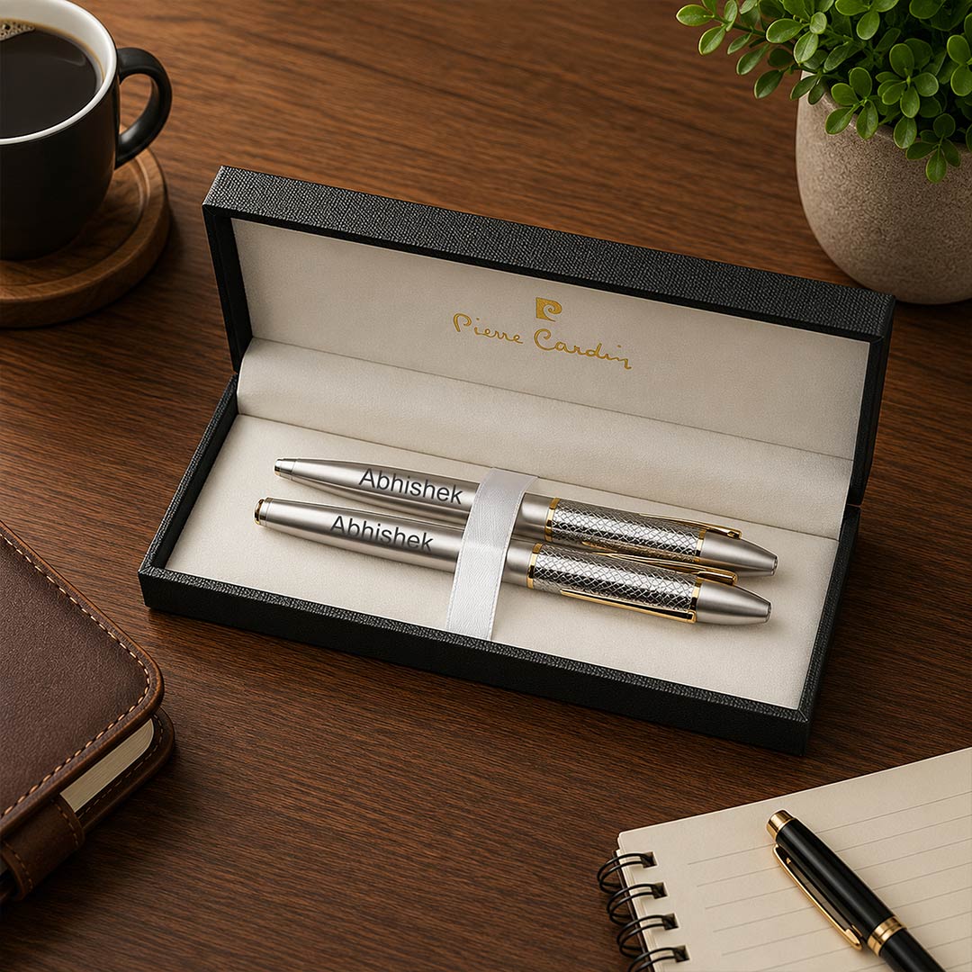 Personalized Pierre Cardin Pen Gift Set | Custom Name Pens