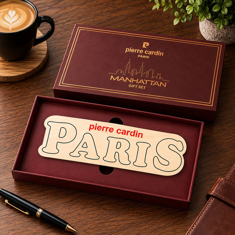 Personalized Pierre Cardin Rose Gold Pen Gift Set | Custom Luxury Writing Set | Love Craft Gifts™