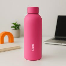 Custom Pink Matte Stainless Steel Water Bottle – 500ml