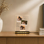 Personalized Polaroid Photo Collage Lamp 7x8" | Custom Couple Memories | Love Craft Gifts™