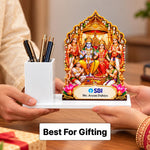 Personalized Ram Darbar Pen Holder for Employee Diwali Gifting