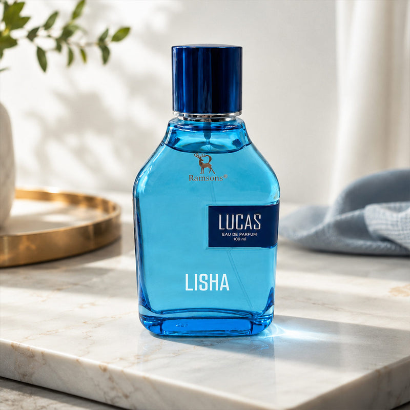 Personalized Ramsons Lucas Perfume Spray with Custom Name | Luxury Perfume Gift for Men & Boys - 100ml | Love Craft Gifts™