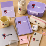 Personalized UV Ink Transfer Name Labels with Spiderman Design | Custom Sticker Sheet (12 Stickers) | Love Craft Gifts™