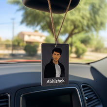 Car Hanger with Photo & Text – 3x2.5 inch