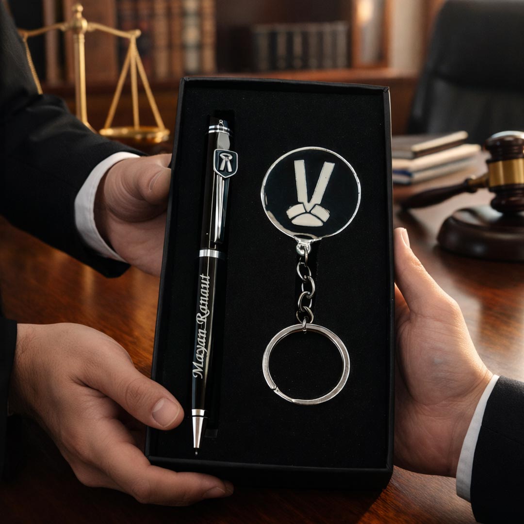 Personalized Advocate Pen & Keychain Gift Set | Love Craft Gifts