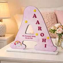 Personalized Alphabet Name Wooden Table Stand(8x6")