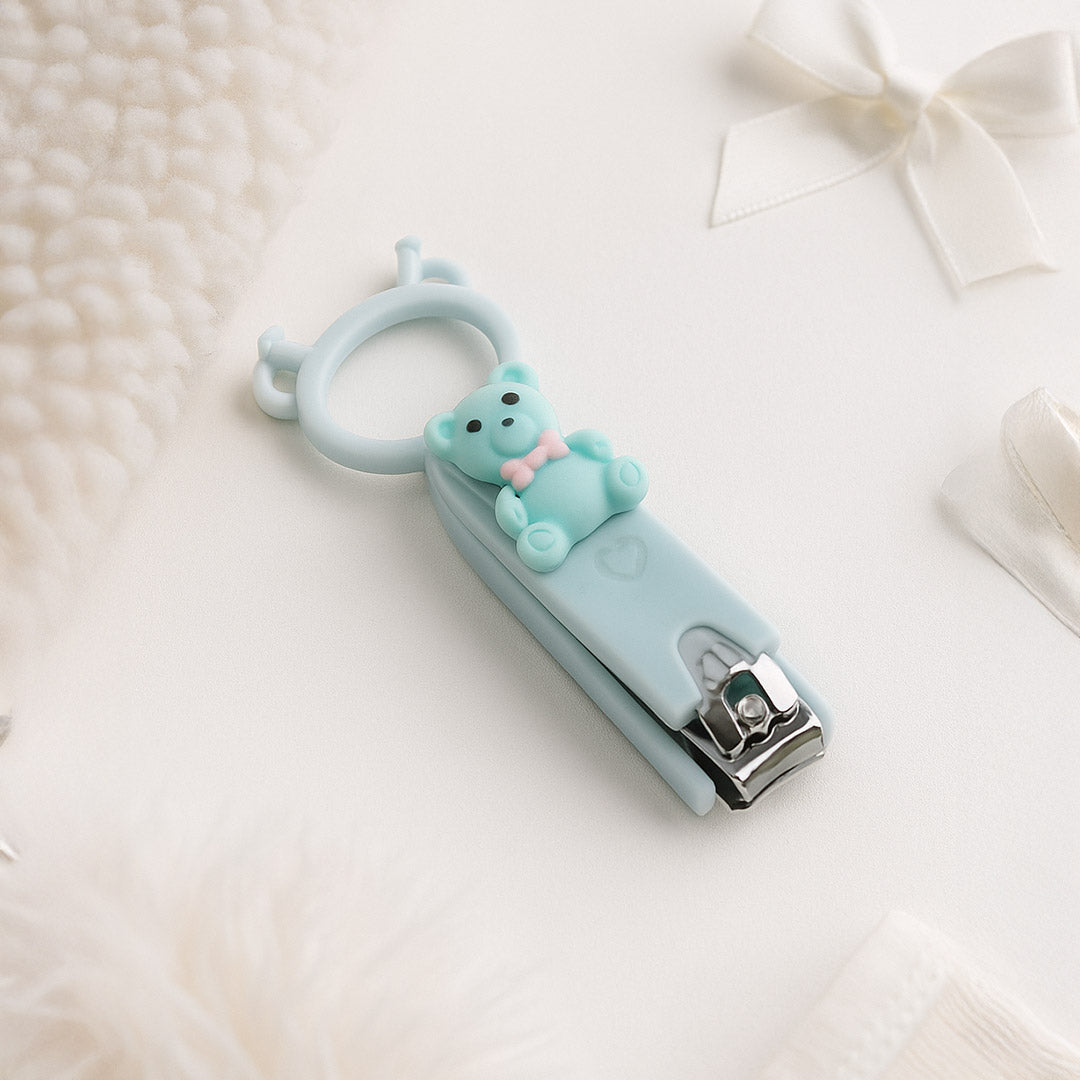 Personalized Baby Nail Cutter – Baby Blue | Custom Name Engraved | Safe for Newborns | Love Craft Gifts