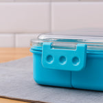 Personalized Blue Unicorn Lunchbox with Spoon & Container | Love Craft Gifts