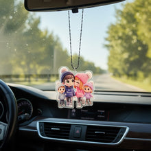 Customized Family Car Hanger– Initial & Name Design (Acrylic)