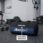 Personalized Boldfit Gym Duffle Bag – Custom Name Sports Travel Bag with Shoe Compartment (20L) | Love Craft Gifts