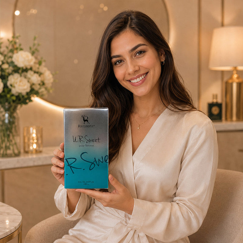 Personalized Ramsons U R Sweet Eau De Parfum with Custom Name | Luxury Perfume Gift for Women & Girls - 100ml | Love Craft Gifts™