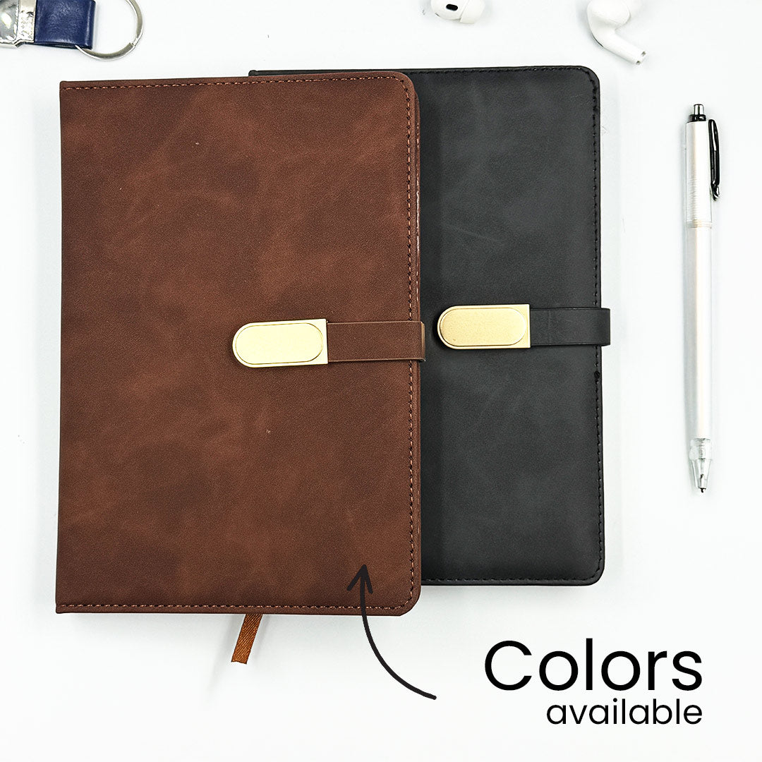 Personalized B5 Executive Diary with Custom Name | Premium Dated Planner Journal Gift for Professionals, Managers & Corporate Gifting | Love Craft Gifts™