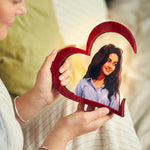 ❤️ Forever in My Heart – Personalized Acrylic Photo Frame (8.5×8.5 inch)