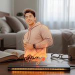 Personalized Hubby Acrylic LED Photo Lamp (5×7 Inch) | Love Craft Gifts