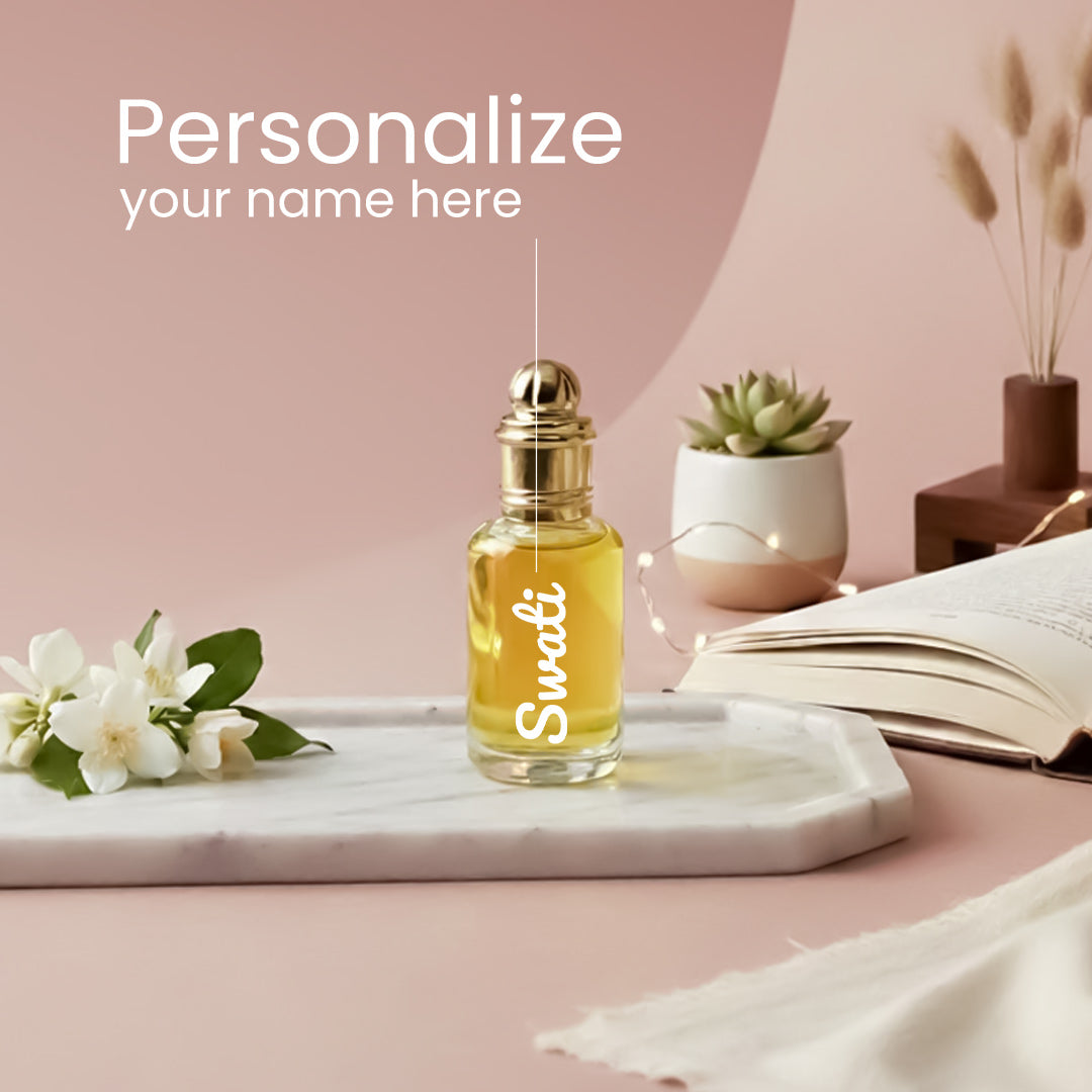 Personalized Gulab Kesar Ittar (10 ml) | Love Craft Gifts