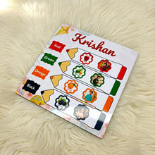 My Colour World – Personalized Kids Colour Learning Board (10×10″)