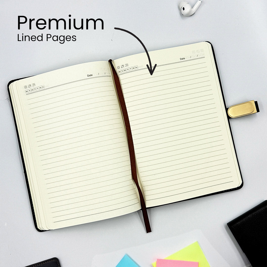 Personalized B5 Executive Diary with Custom Name | Premium Dated Planner Journal Gift for Professionals, Managers & Corporate Gifting | Love Craft Gifts™