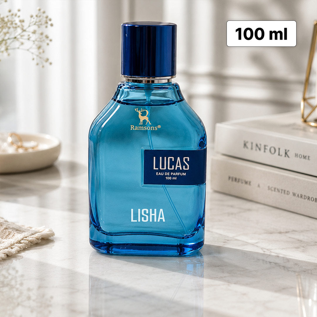 Personalized Ramsons Lucas Perfume Spray with Custom Name | Luxury Perfume Gift for Men & Boys - 100ml | Love Craft Gifts™
