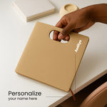 Personalized Beige Handle Notebook | Love Craft Gifts